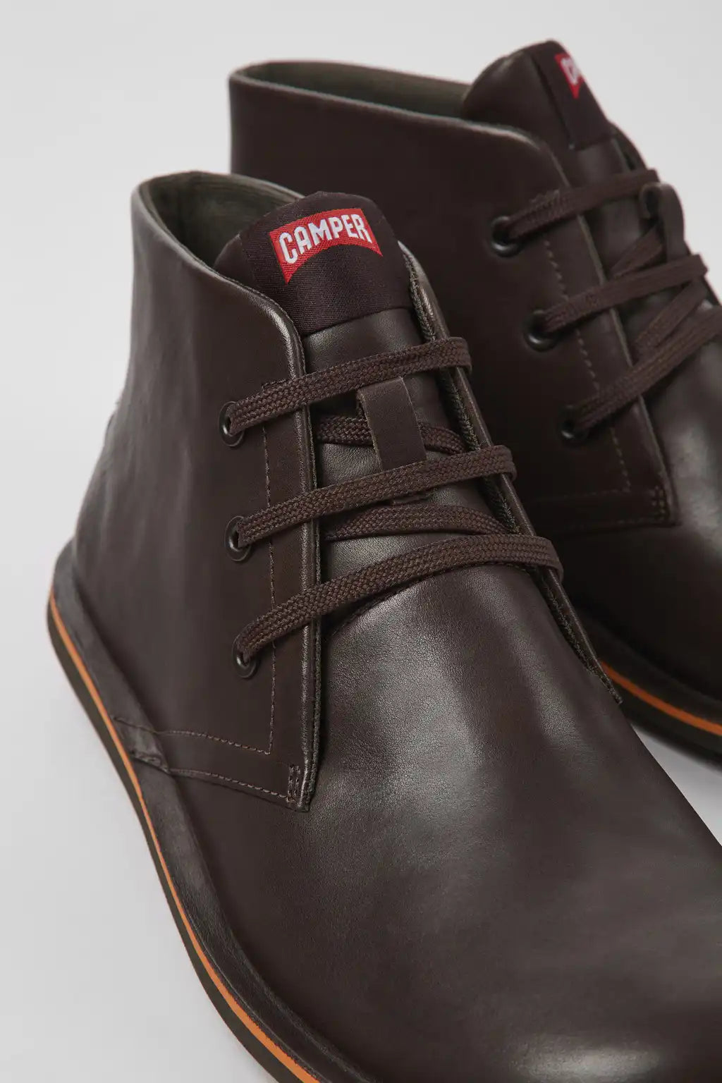 Beetle Black leather ankle boots for men