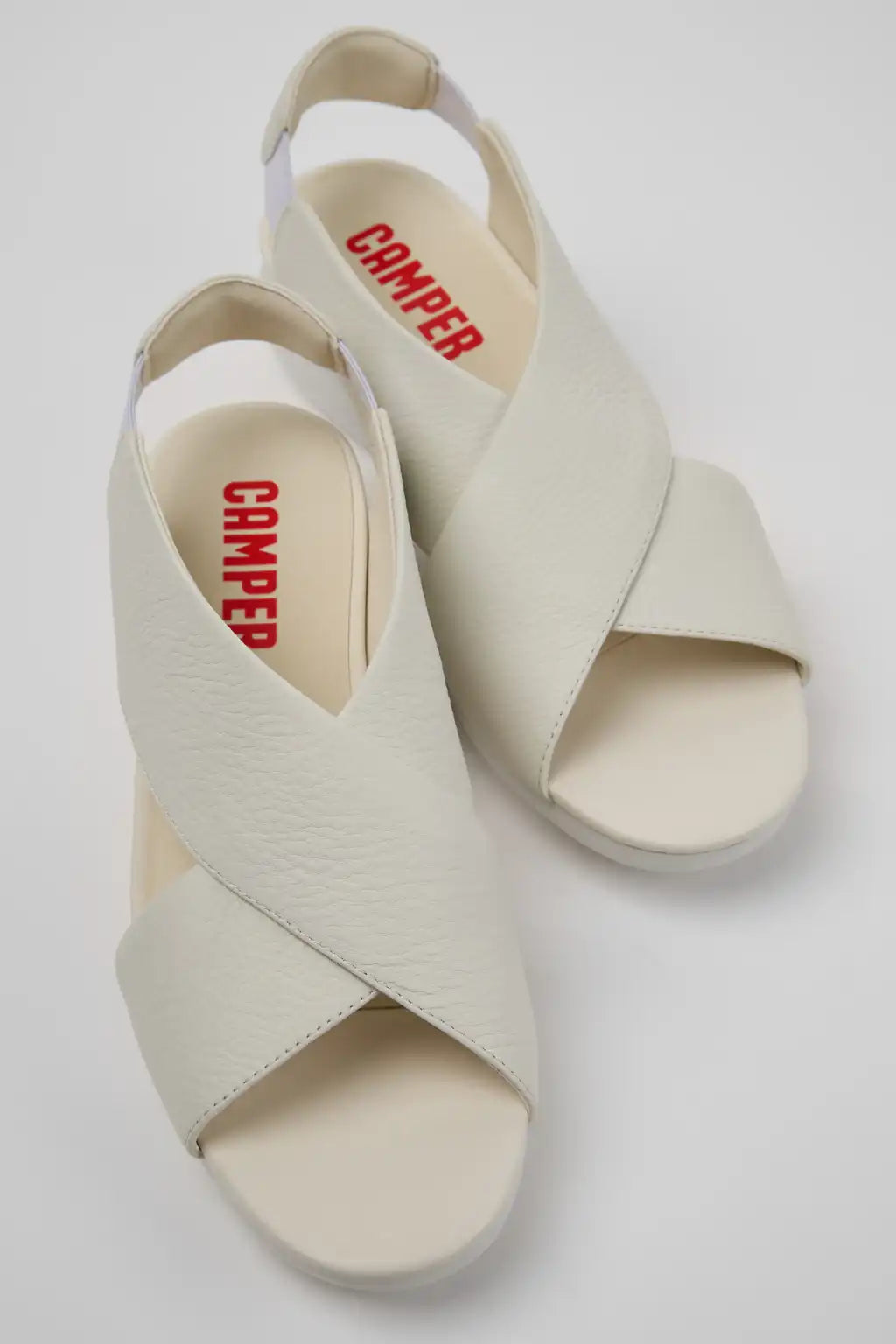Balloon Black Leather Sandals for Women.