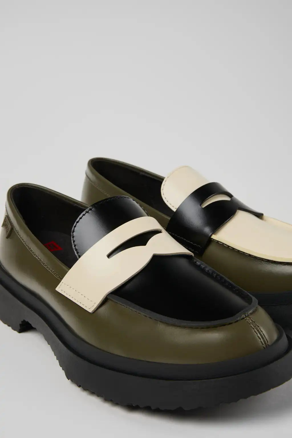 Walden Burgundy leather loafers for women