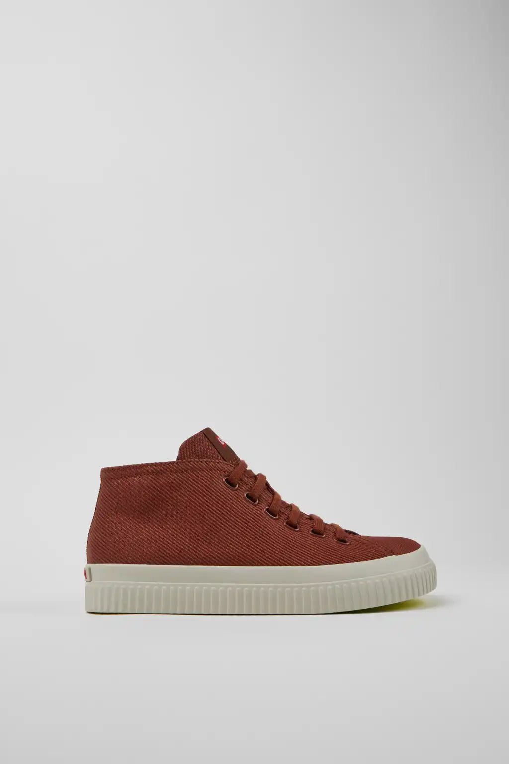 Peu Roda Burgundy Textile Ankle Boots for Women.