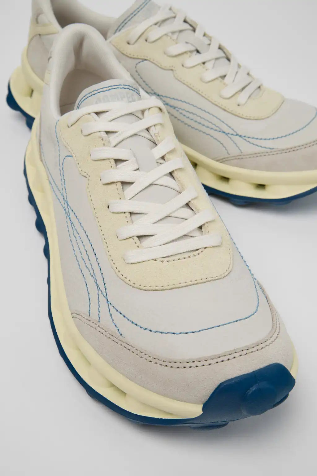 Pelotissima Brown Leather and Nubuck Sneakers for Men.