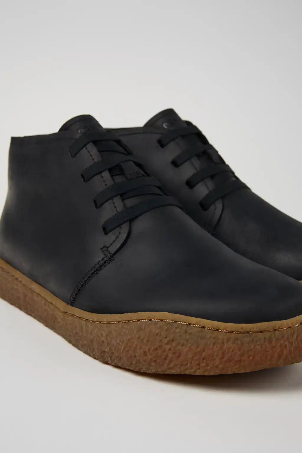 Peu Terreno Brown Nubuck Ankle Boots for Men.