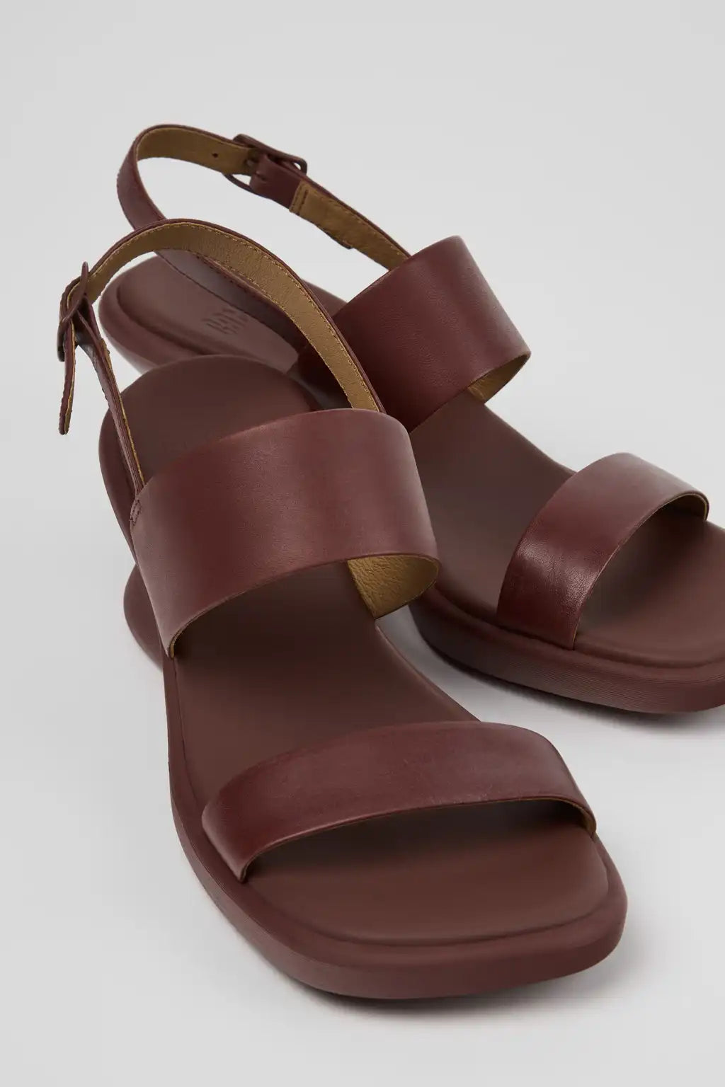Louise Sandal Green Leather Sandals for Women.
