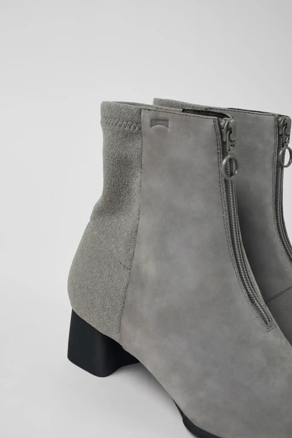 Katie Gray nubuck heeled boots