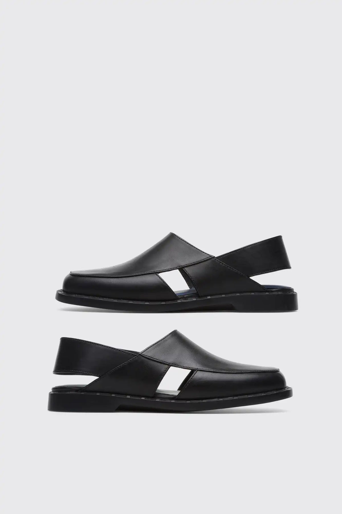 Twins Black semi-open TWINS women's shoe