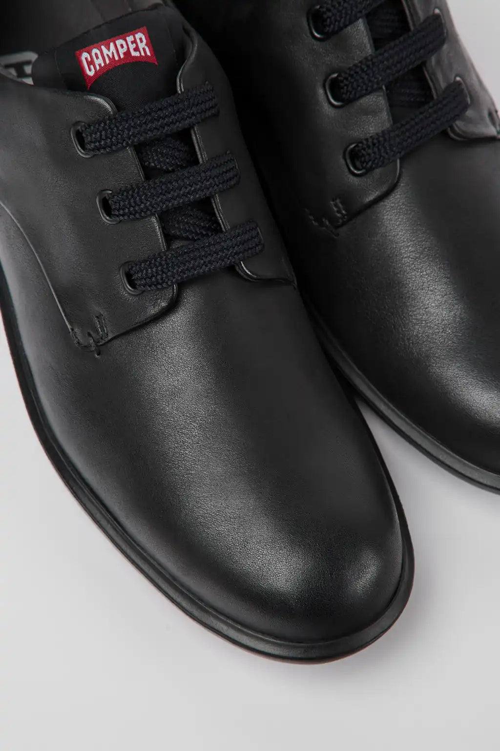 Atom Work Brown Leather Shoes for Men.