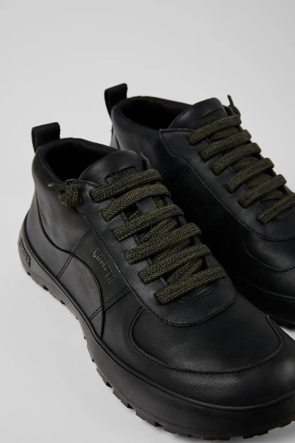 Peu Serra Gray Nubuck Ankle Boots for Women.