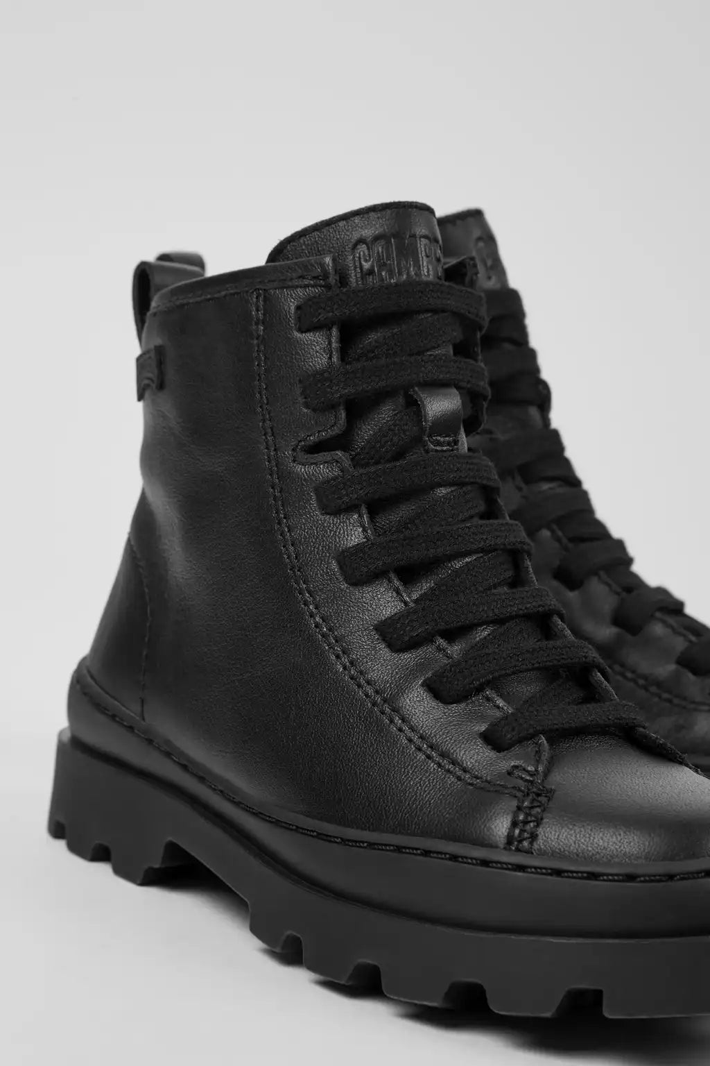 Brutus Burgundy Leather Ankle Boots for Children.
