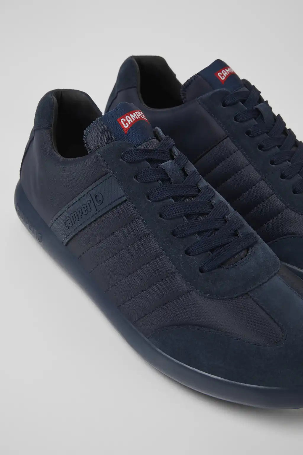 Pelotas XLF Gray Textile and Nubuck Sneakers for Men.