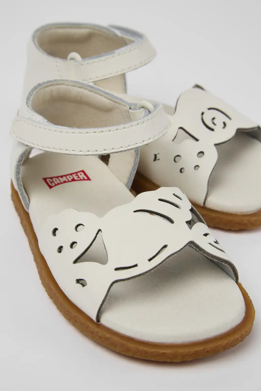 Twins Pink Leather 2-Strap Sandal
