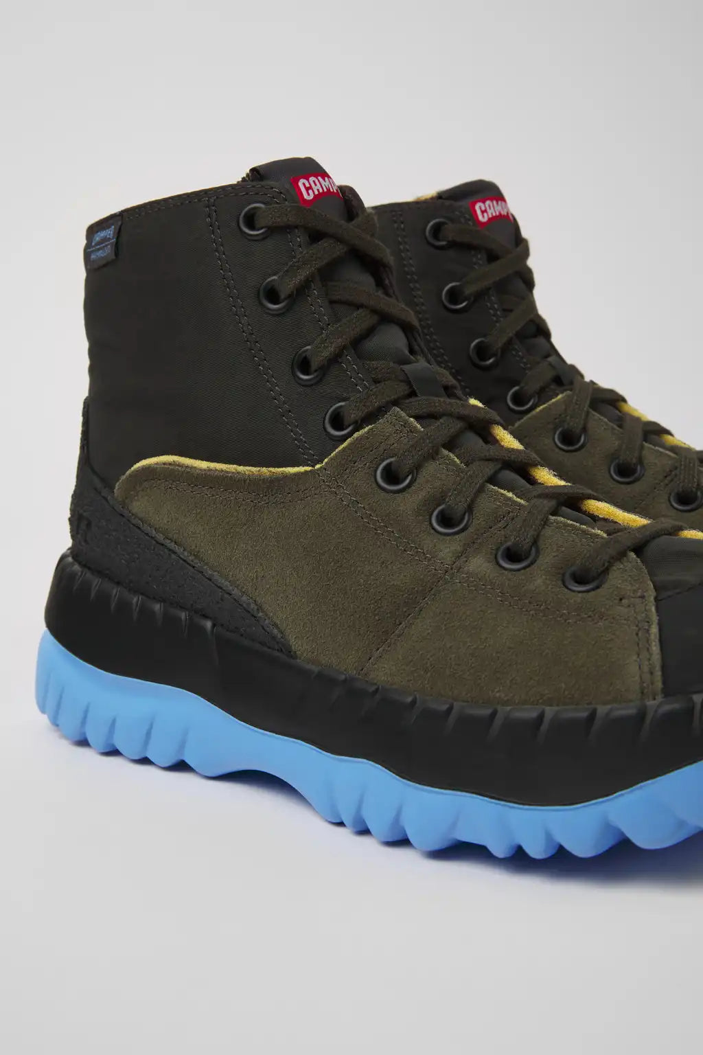 Teix Gray and green ankle boots for women