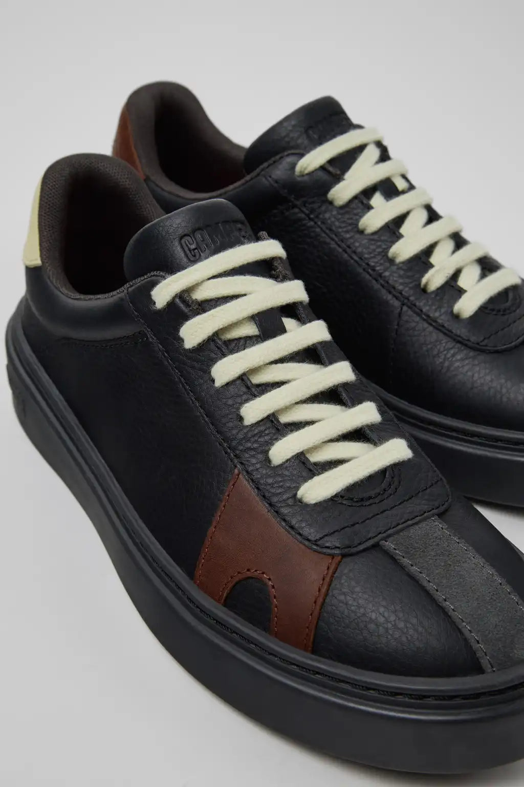 Twins Multicolor Leather Sneakers for Women.