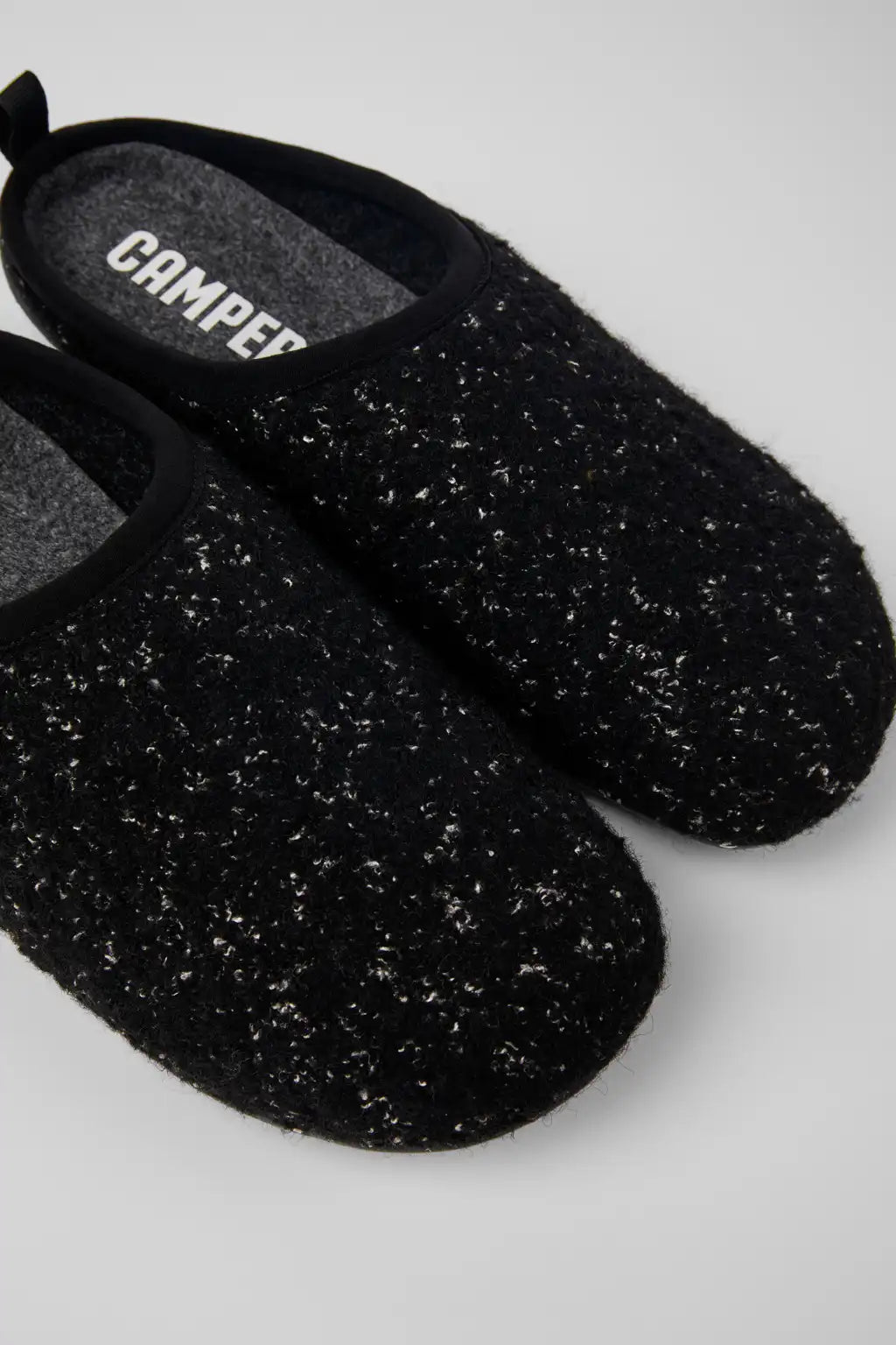 Wabi Gray Textile Slippers for Men.