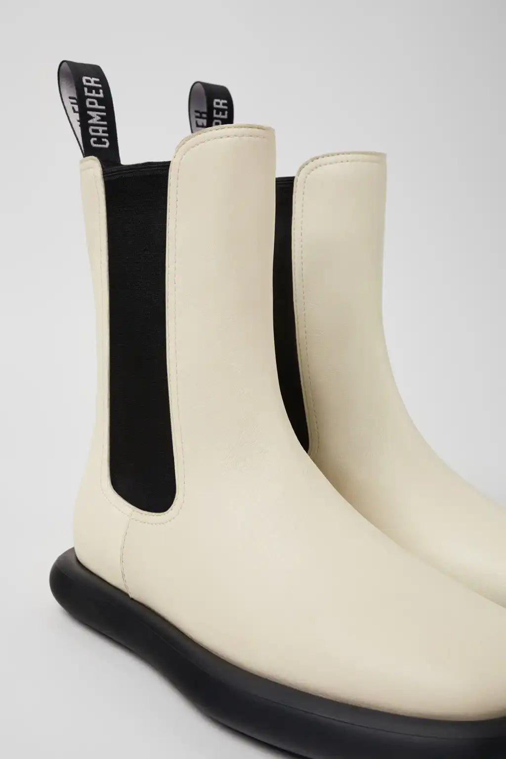 Onda Black Leather Boots for Women
