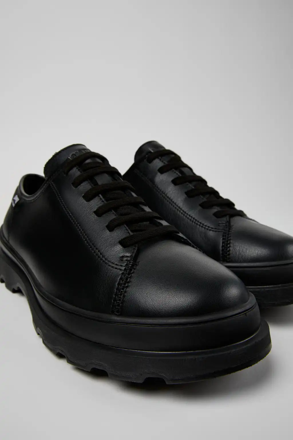 Brutus+ Black Leather Shoes for Men.