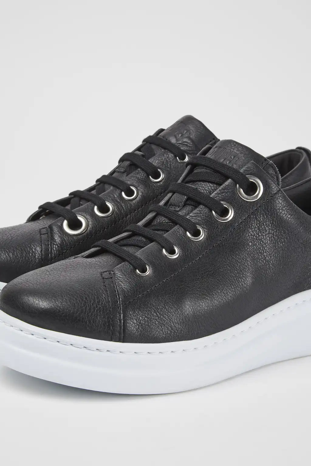 Twins Black leather sneakers
