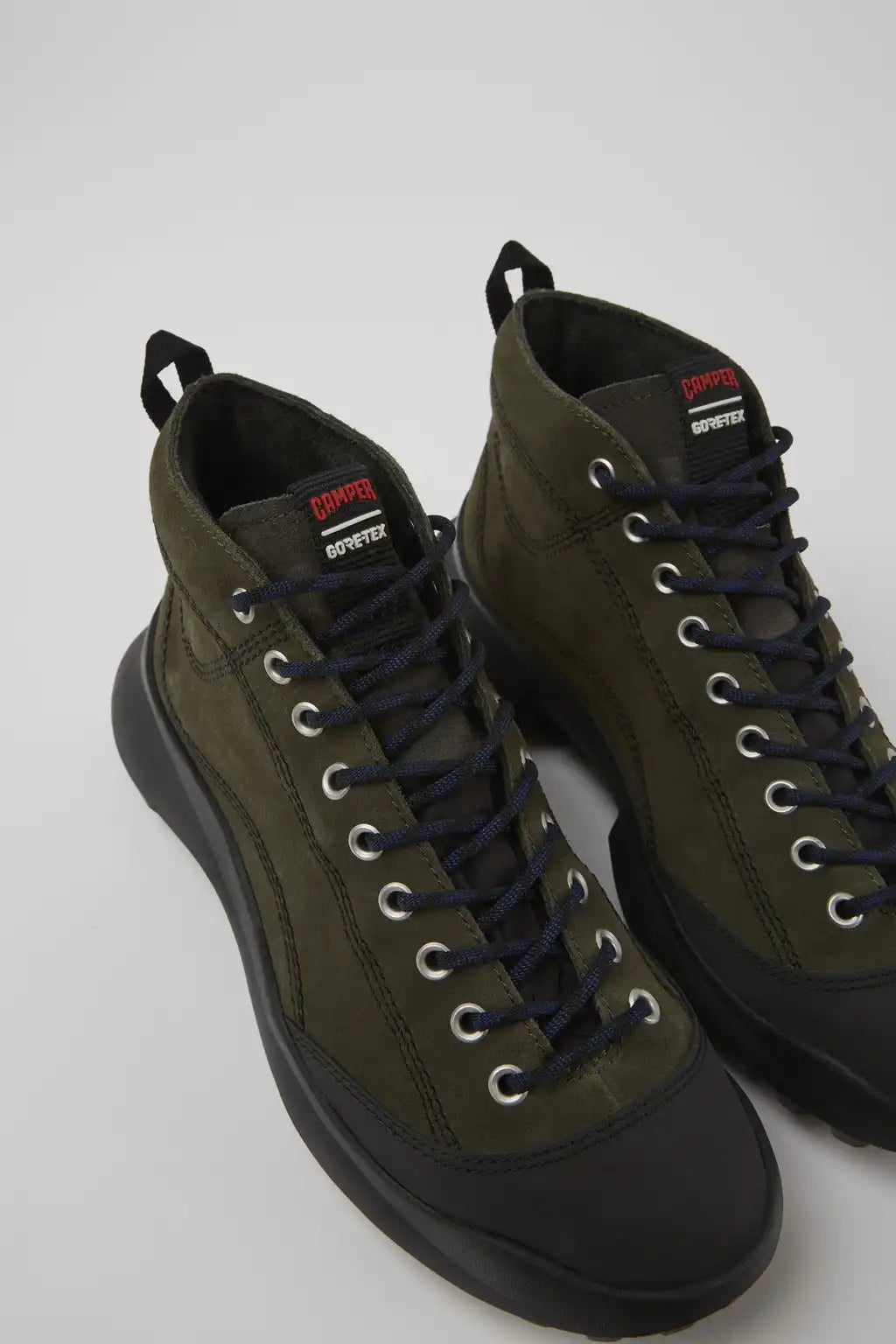 CRCLR GORE-TEX Green nubuck and textile sneakers for women