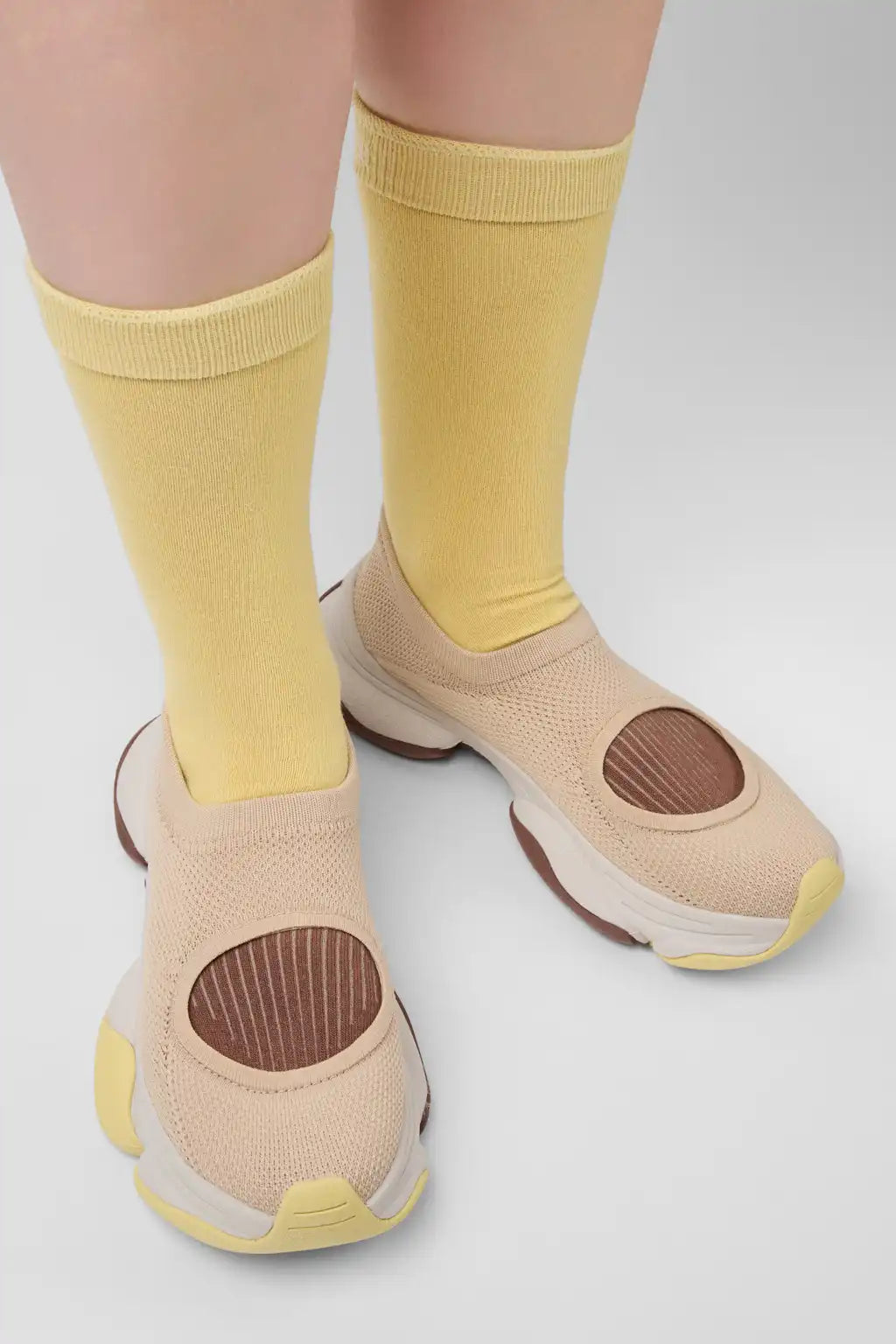Camper x ISSEY MIYAKE - Karst Finch Yellow Recycled PET Engineered Materials Sneakers for Men.