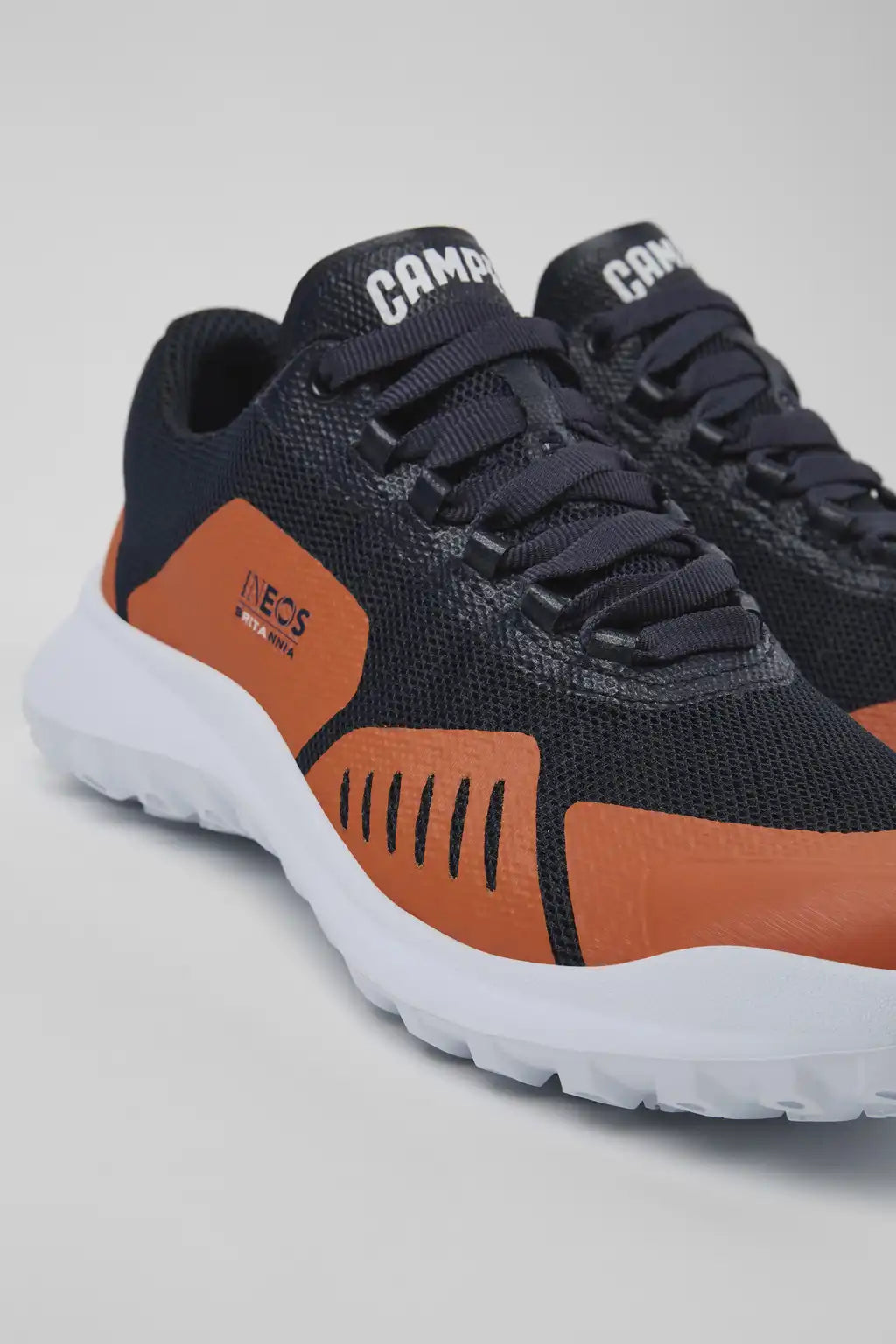 Camper x INEOS Britannia Blue and Orange Textile Sneakers for Men