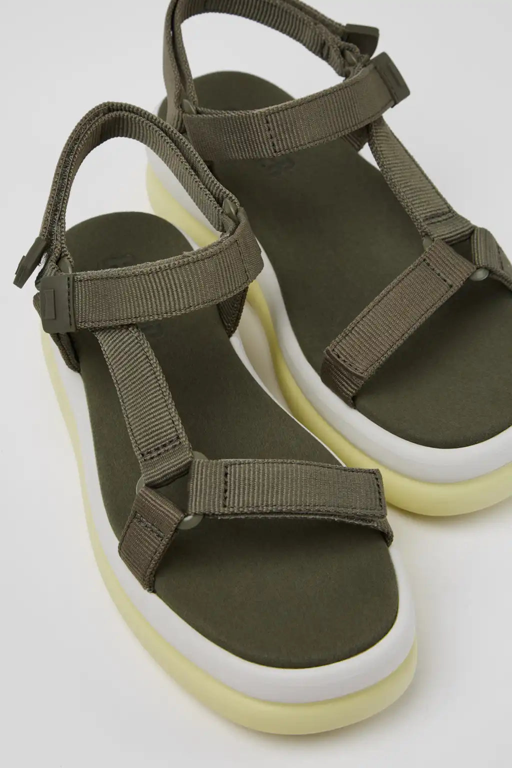 Pelotas Flota Up Black Textile Sandals for Women.