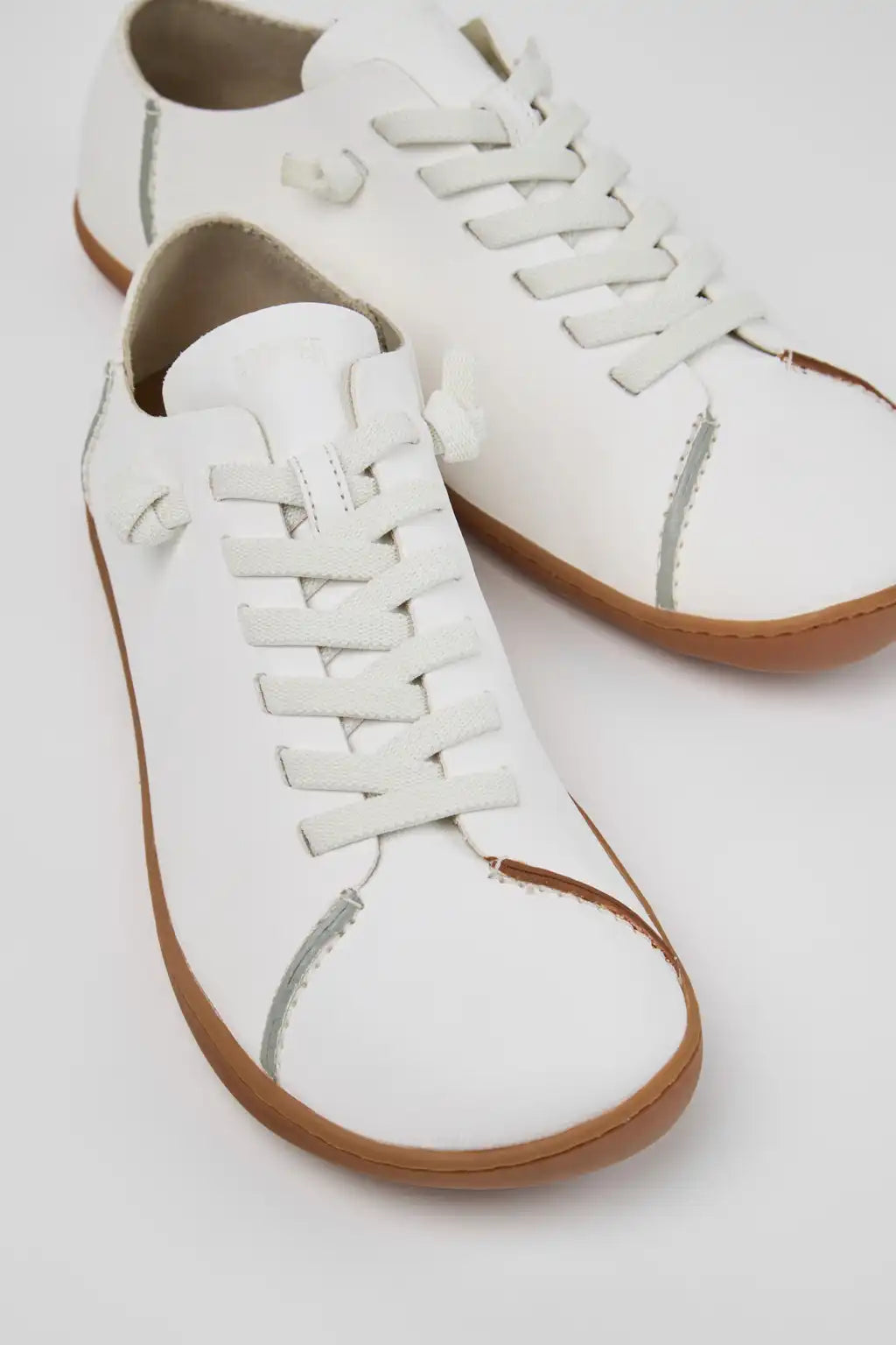Twins Brown Vegetable-Tanned Leather Shoes for Men.