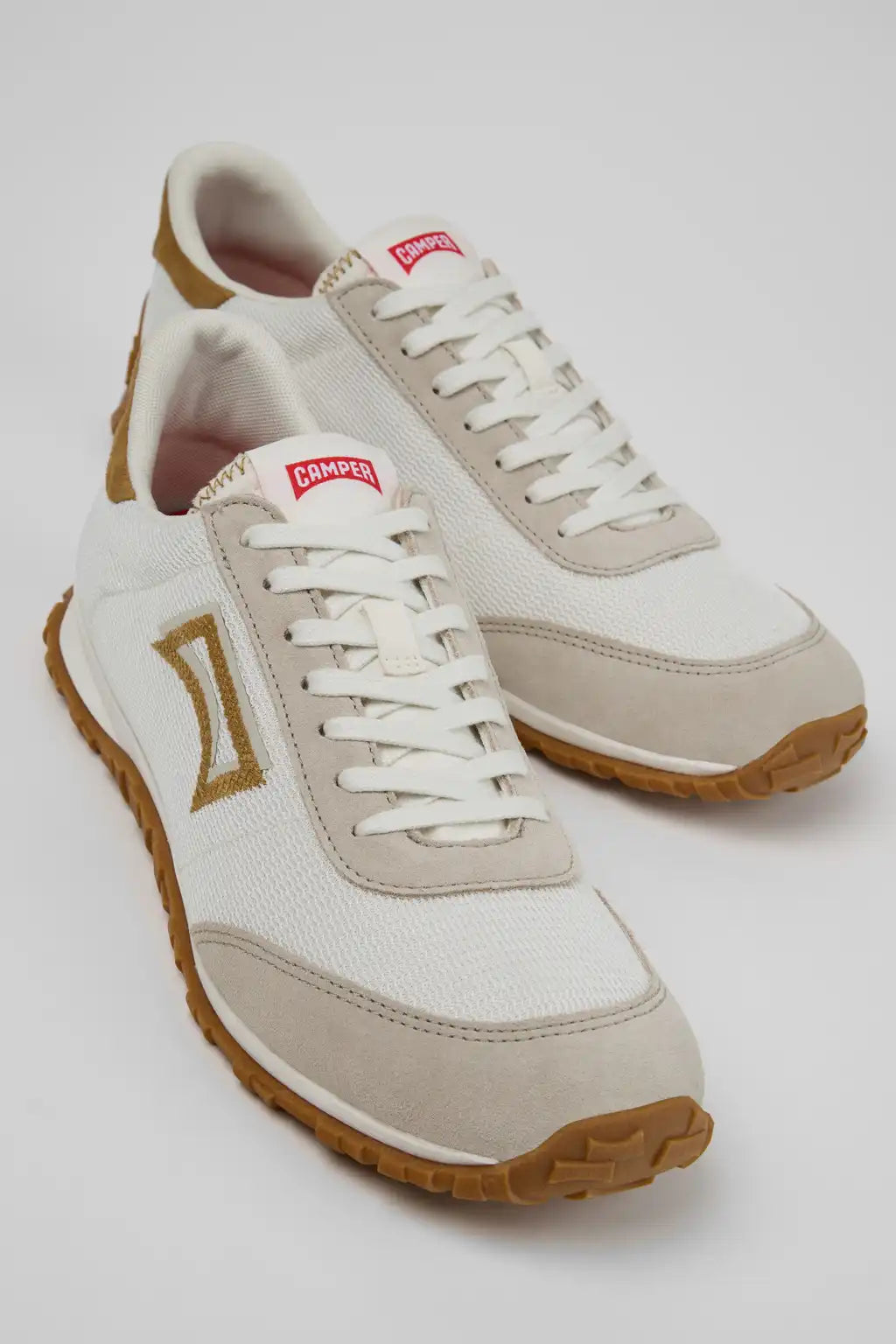 Drift Walk Multicolor Textile and Nubuck Leather Sneakers for Men.