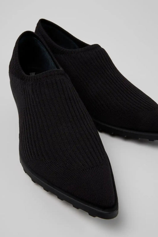 Camper x ISSEY MIYAKE - Anna Black TENCEL Lyocell and Recycled Engineered Materials Shoes for Women.