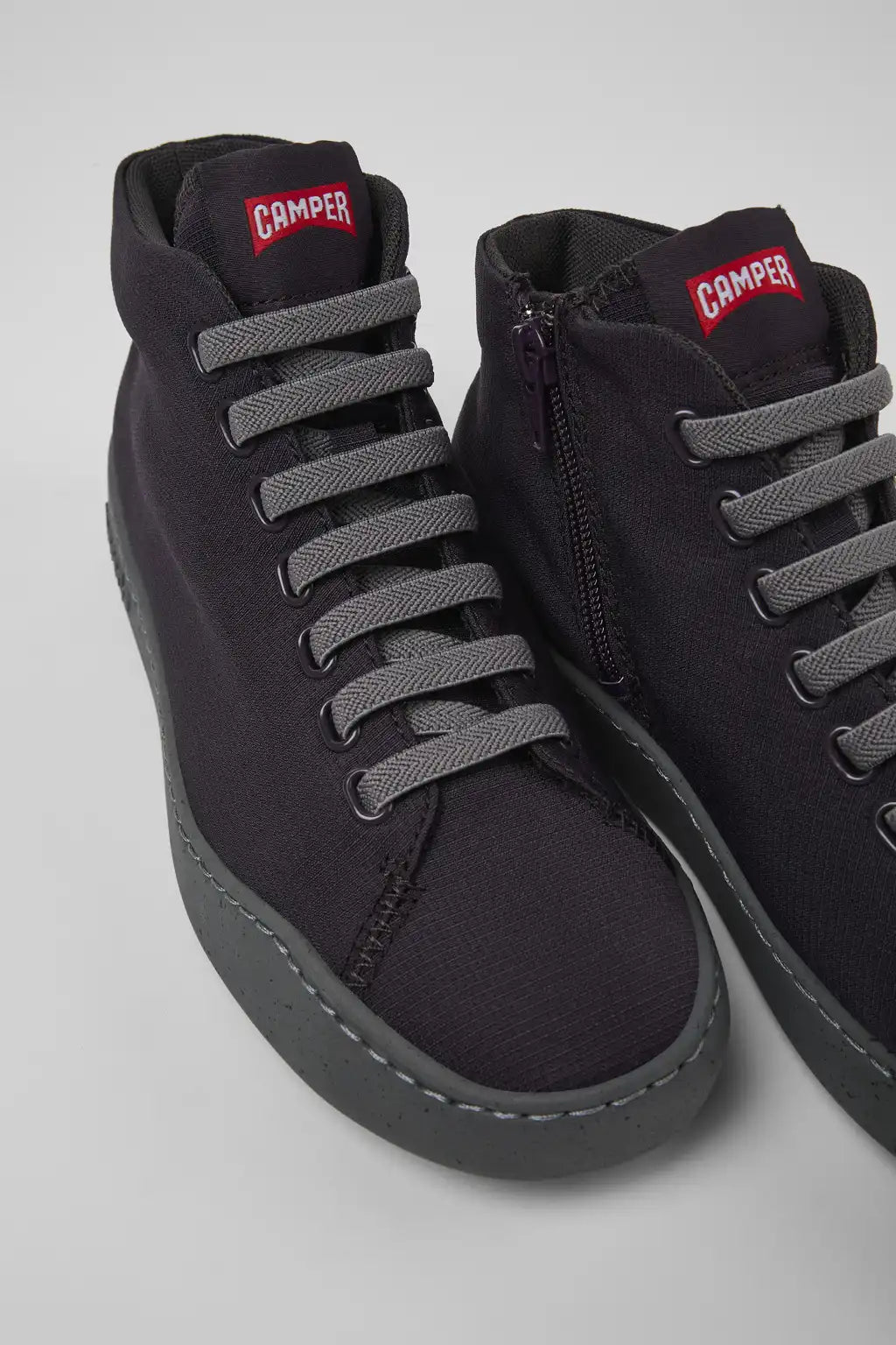Peu Touring Black Textile Sneakers for Women.