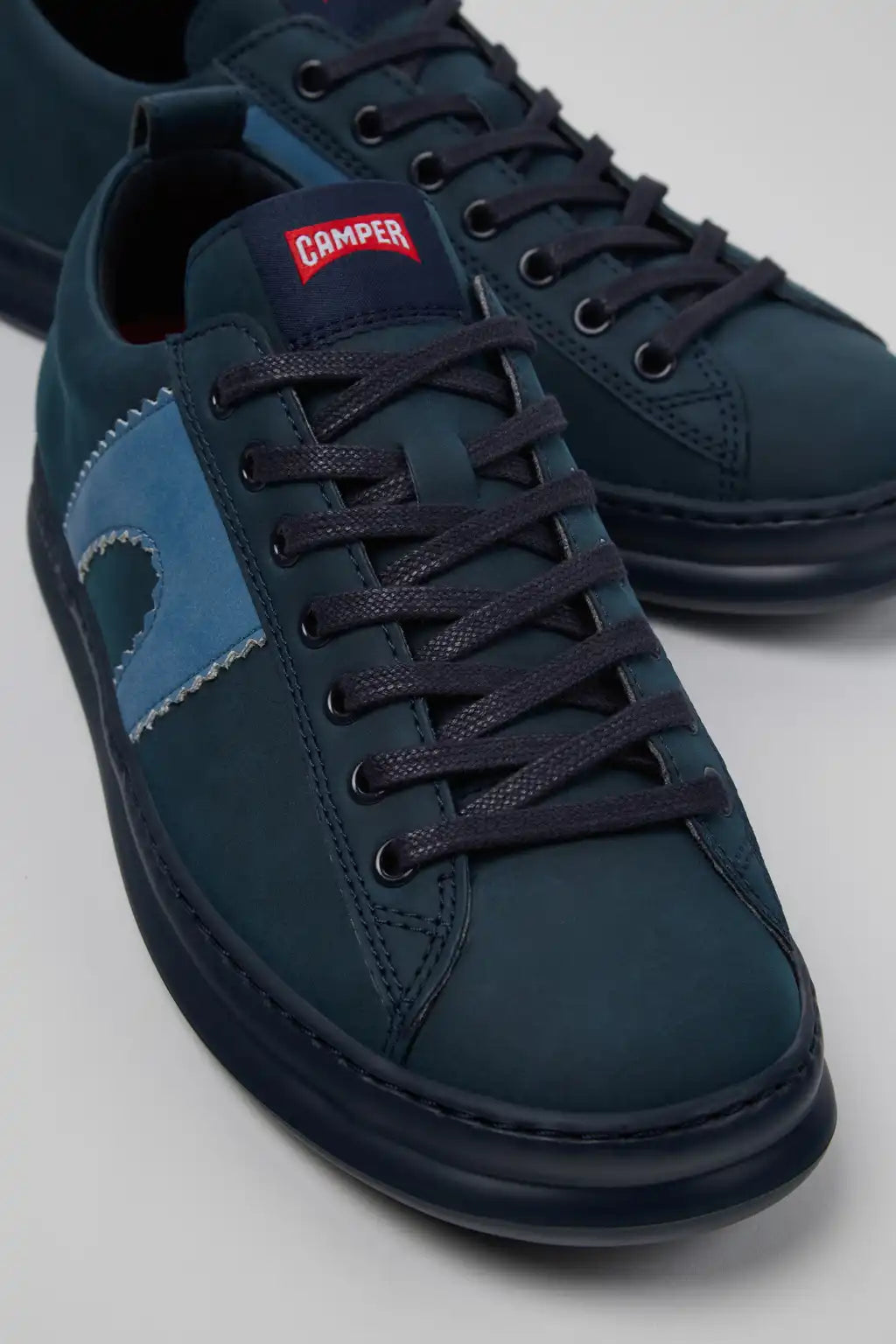 Runner Multicolor Recycled Leather Men's Sneakers.