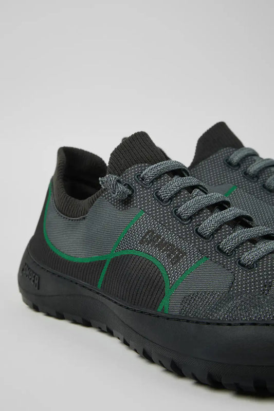 Peu Serra Gray Recycled PET Engineered Materials Sneakers for Men.