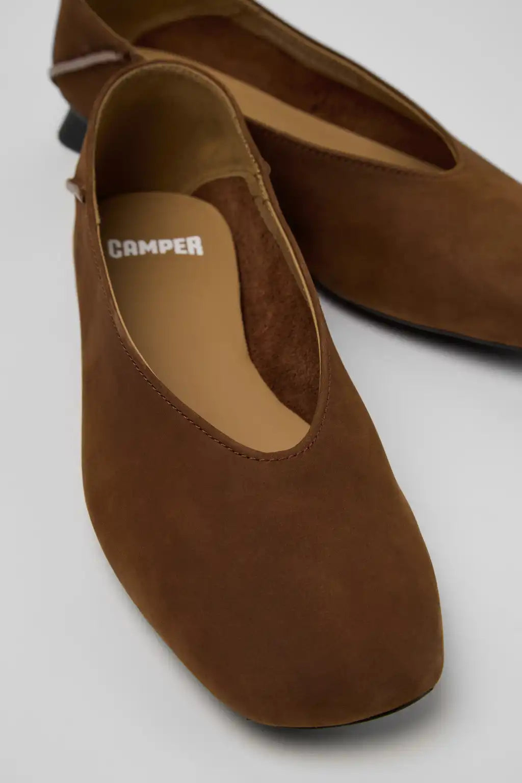 Casi Myra Blue Leather Ballerinas for Women.