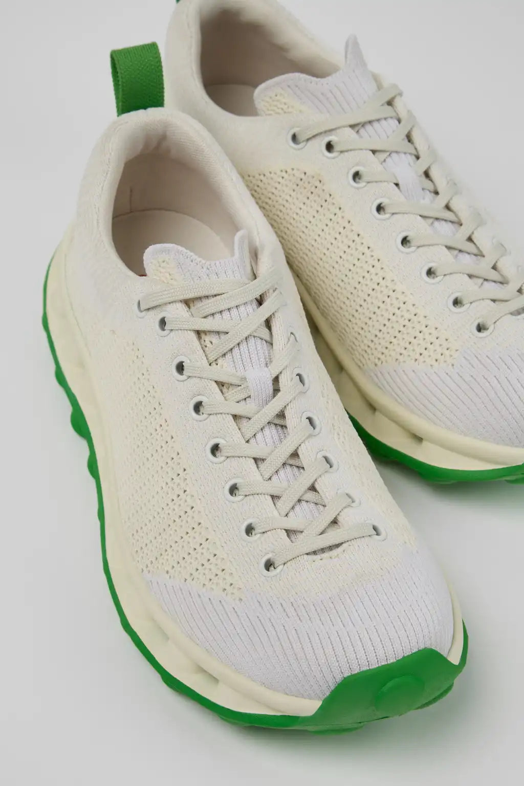 Camper x SUNNEI - PELOTISSIMA Green, Blue and White Textile Sneakers for Men.