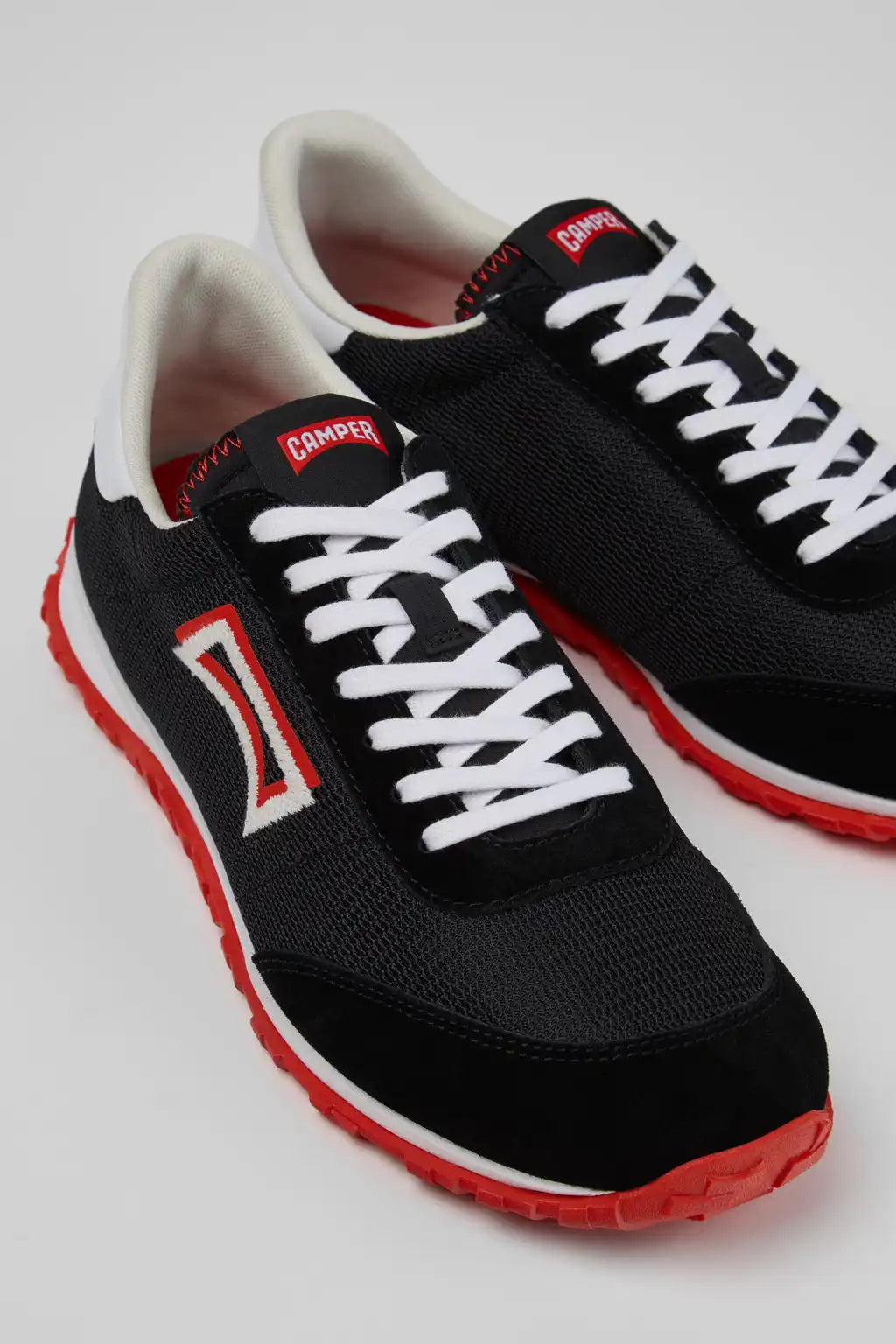 Drift Walk Multicolor Textile and Nubuck Leather Sneakers for Men.