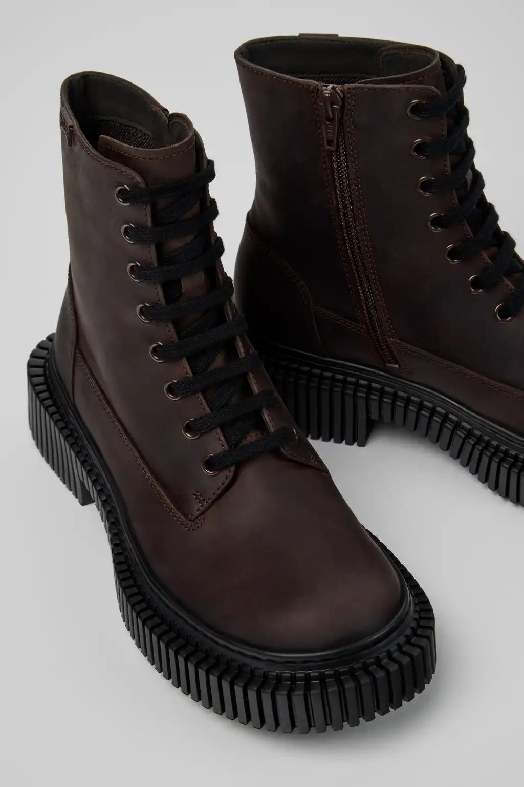 Pix Berlin Black Nubuck Ankle Boots for Women.