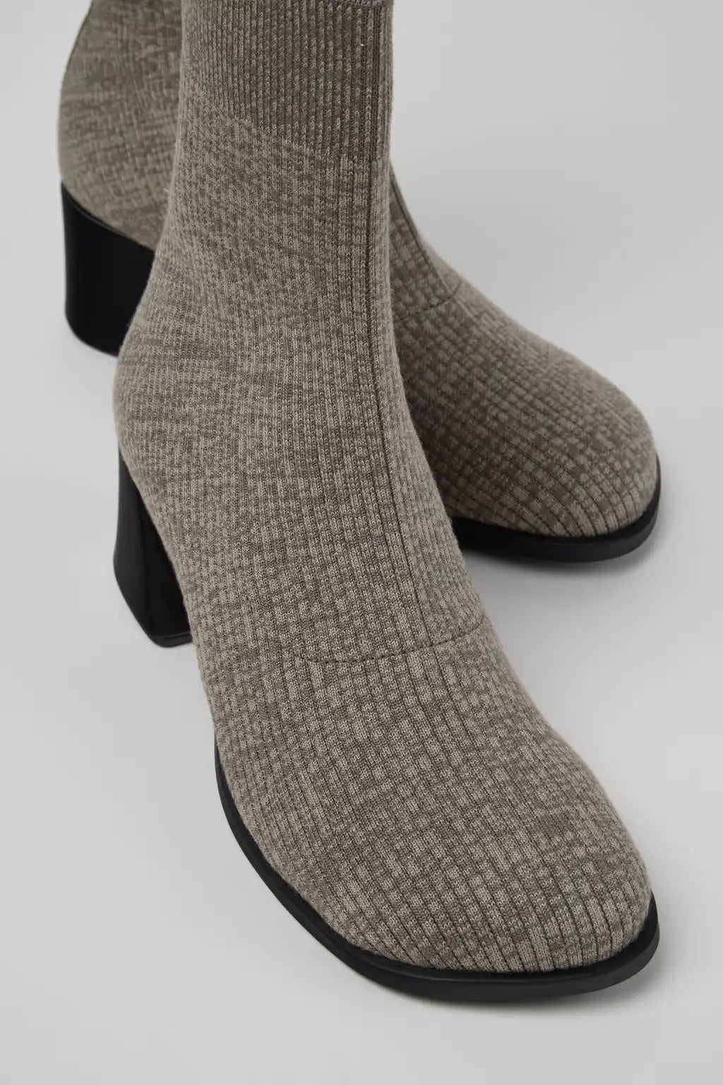 Kora - TENCEL Black TENCEL™ Lyocell Mid Boots for Women.