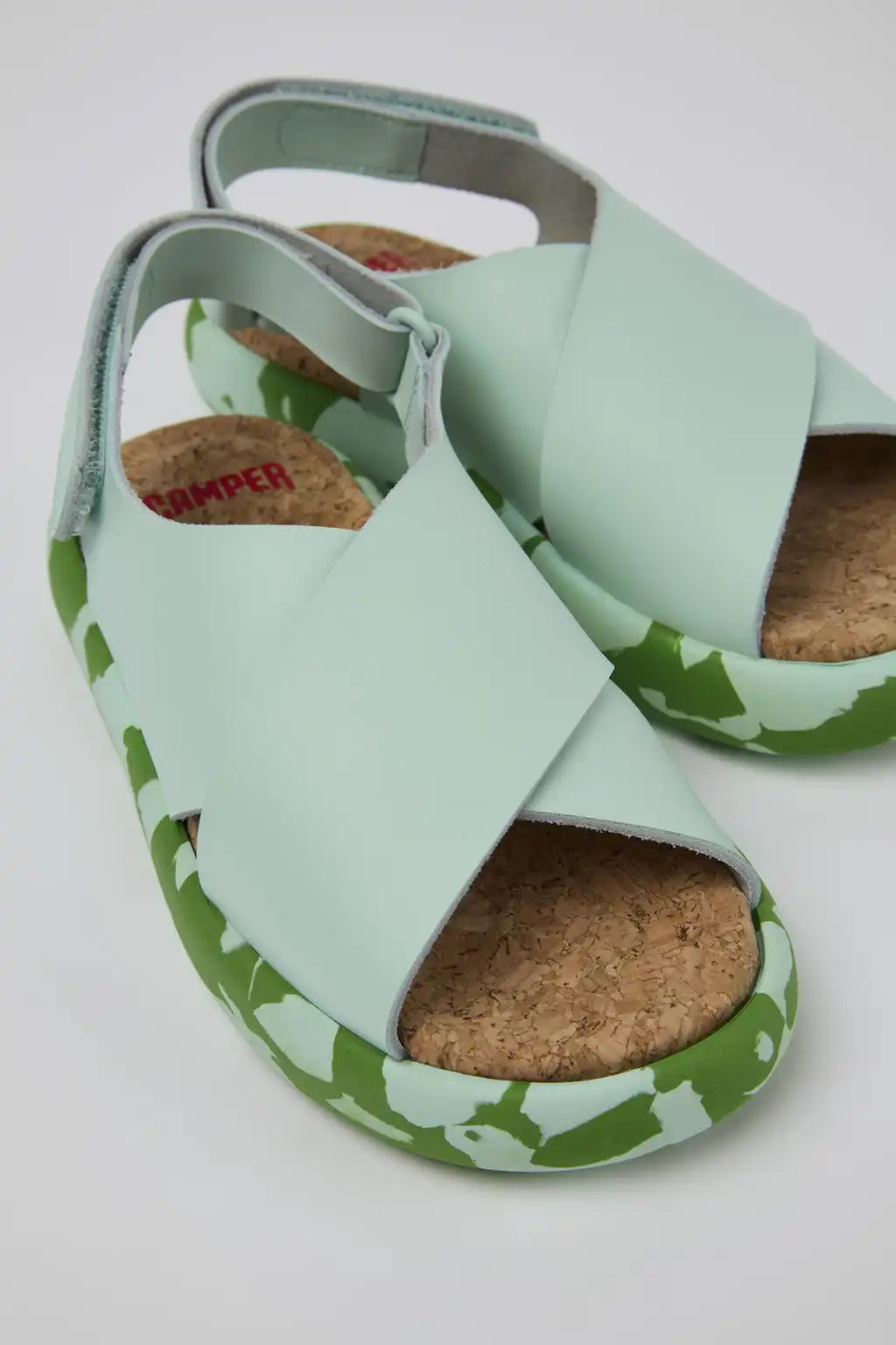 Pelotas Flota Blue Leather X-Strap Sandal