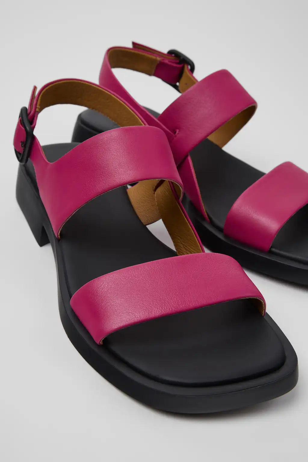 Dana White Leather Sandals for Women.