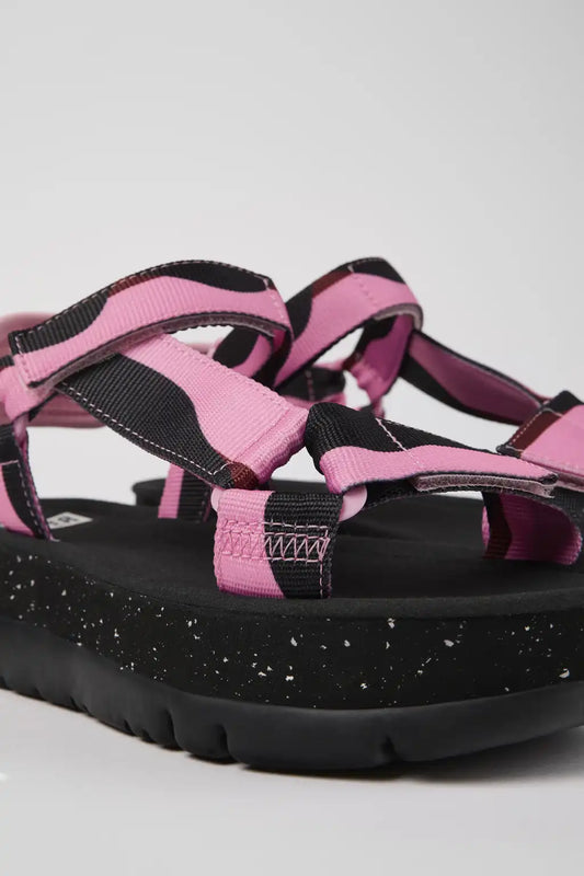 Twins Multicolored Textile Sandal for Women