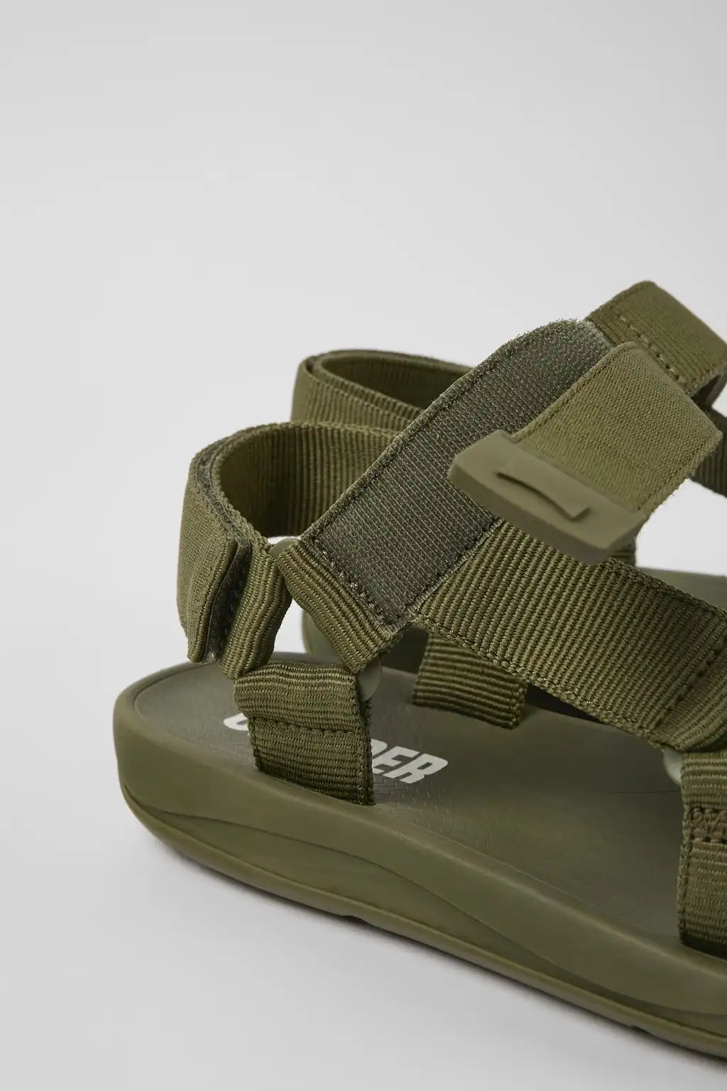Match Blue Textile Sandals for Men.