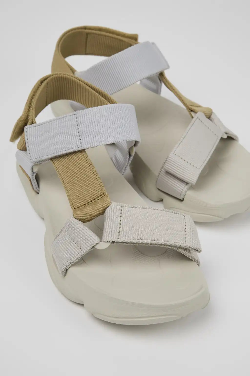 Karst Sandal Black Textile Sandals for Women.