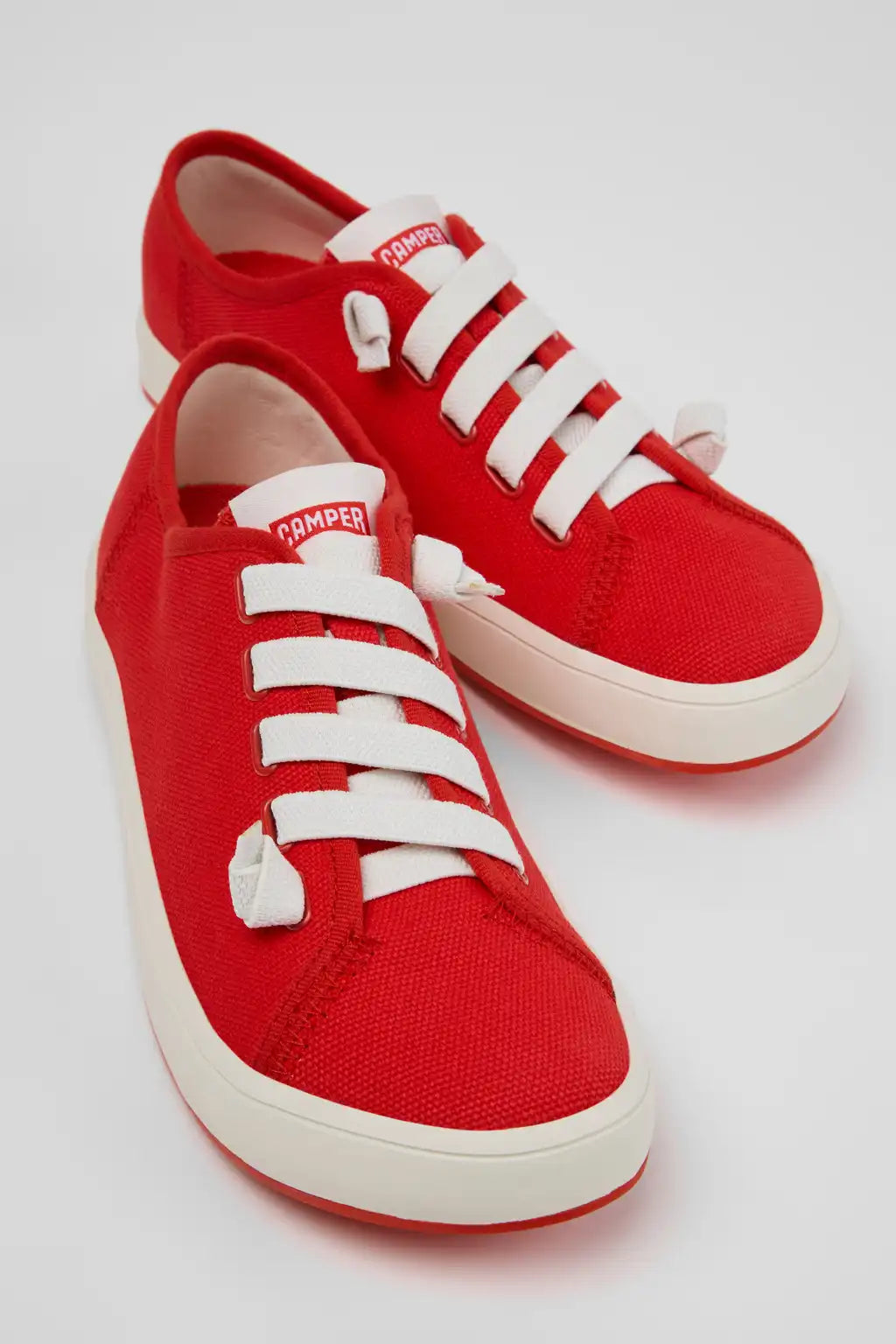 Peu Rambla II Gray Textile Sneakers for Women.