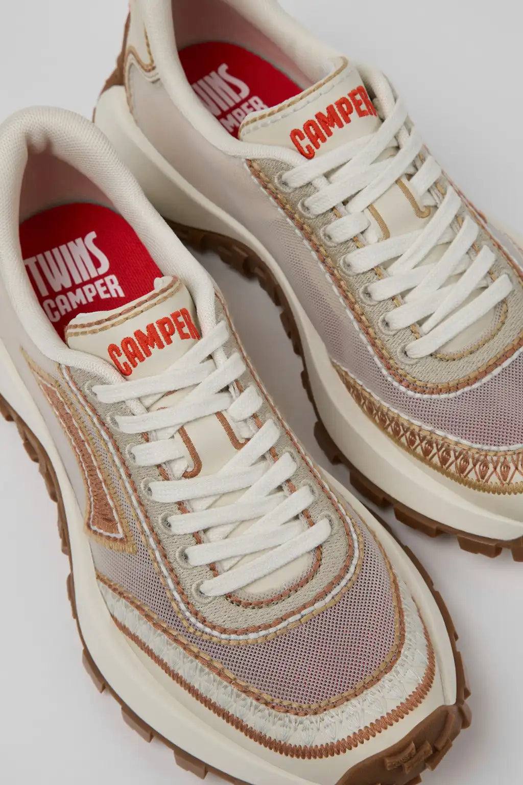 Twins Multicolor Textile Sneakers for Women.