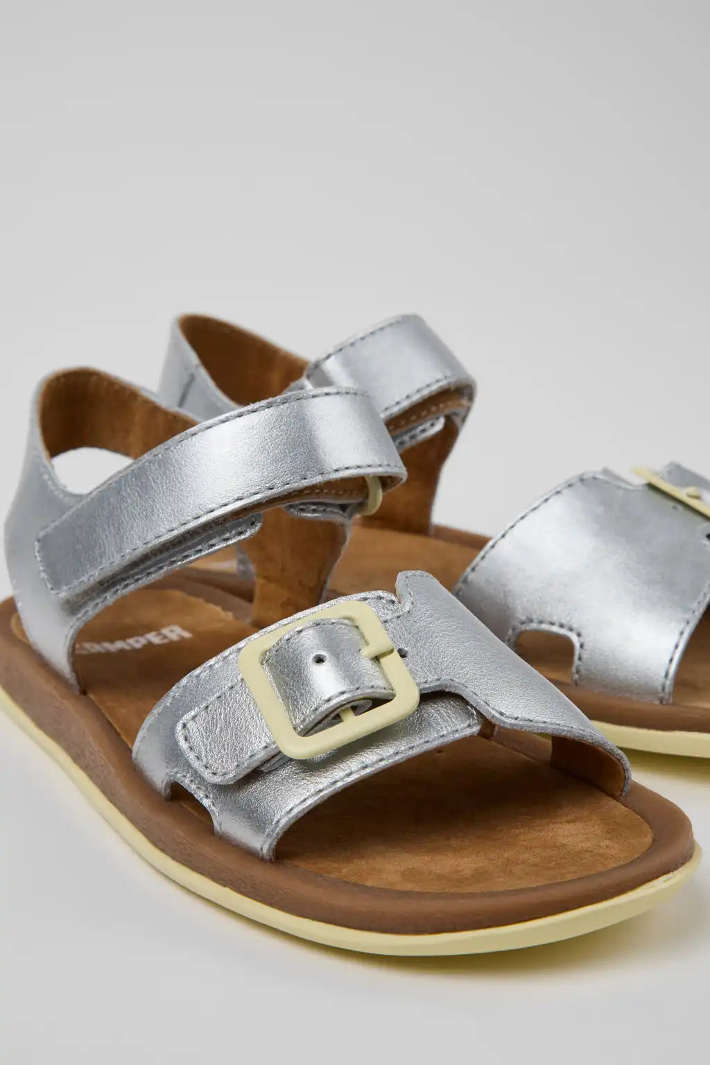Twins Blue Nubuck Leather Sandals for kids.