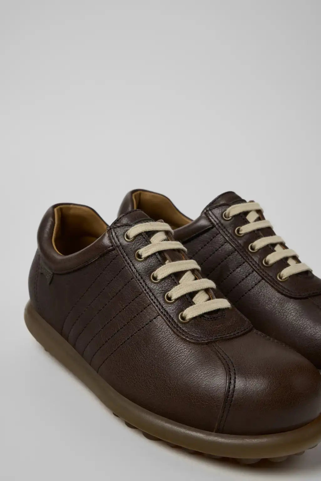 Pelotas Brown Leather Shoes for Women.
