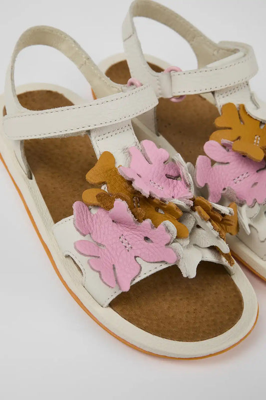 Twins Multicolored Leather Sandal