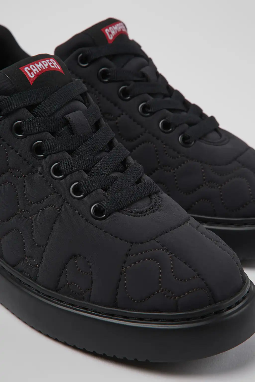 Runner K21 Black textile sneakers for women