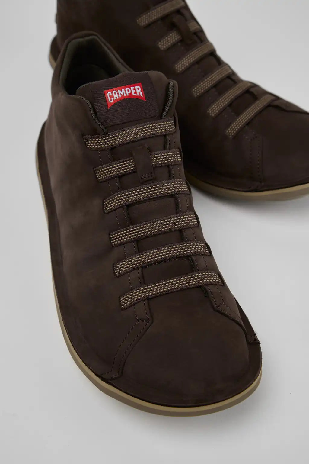 Beetle Black Leather Ankle Boots for Men.