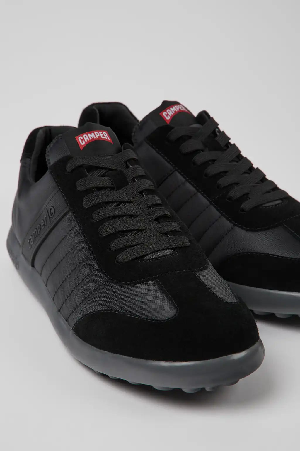 Pelotas XLF Gray Textile and Nubuck Sneakers for Men.