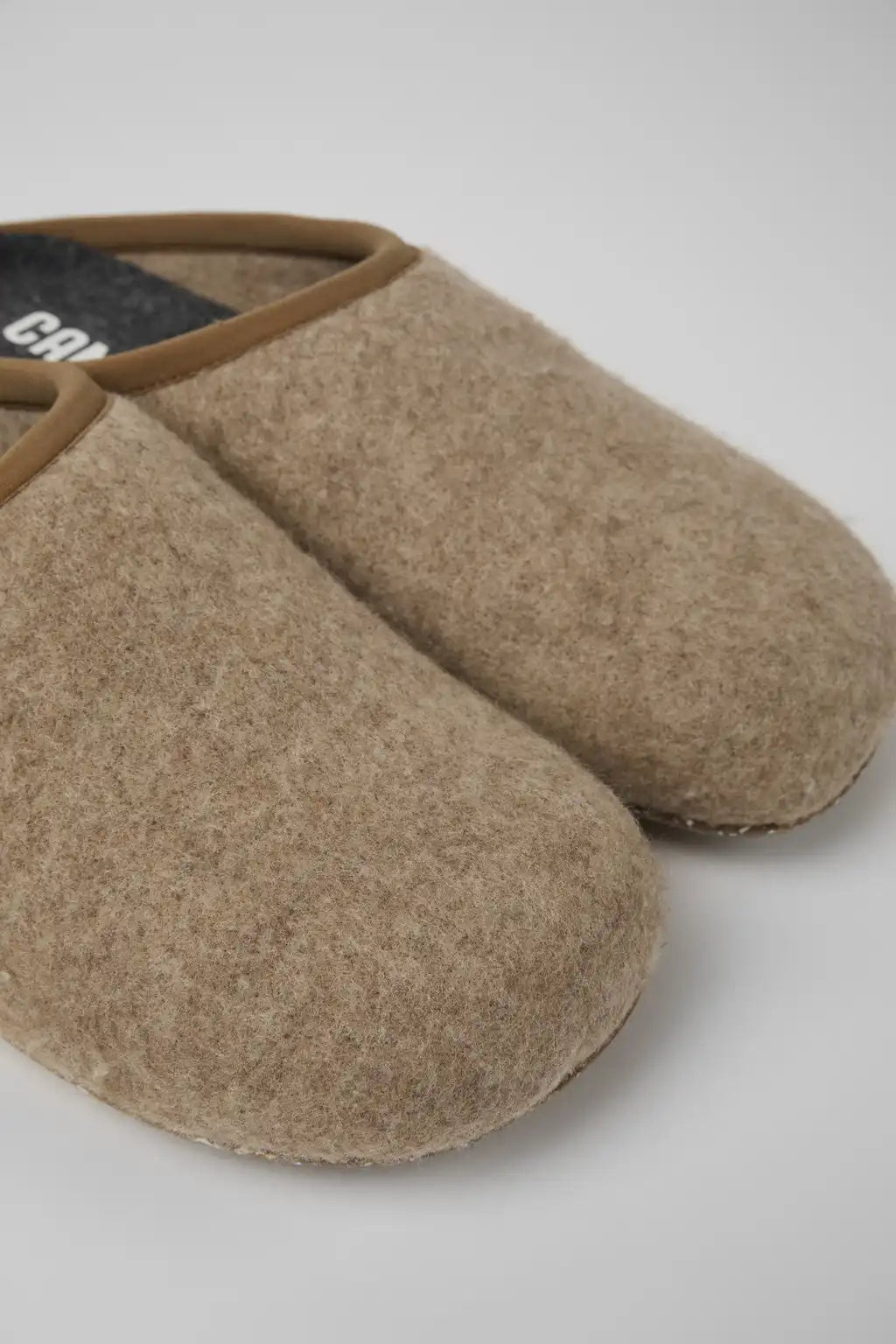 Wabi Gray Textile Slippers for Men.
