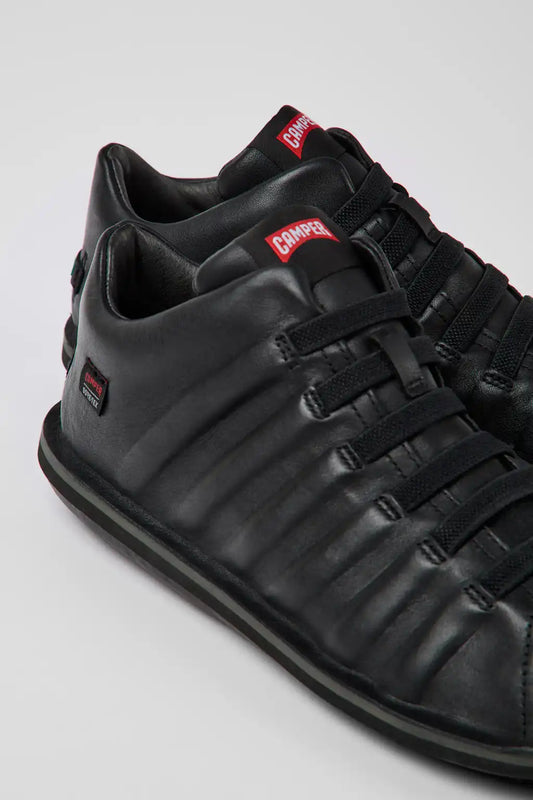 Beetle GORE-TEX Black leather ankle boots for men